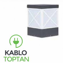 Zerpa Alüminyum Kare Bollard Z13155