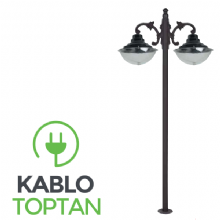 Zerpa Şemsiye Armatür 2'li Direk (Büyük) Z3175