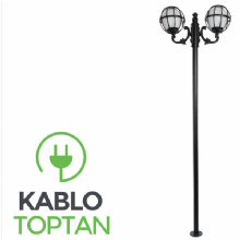 Zerpa Döküm 25'lik Düz Meridyen İkili Dİrek Z10055