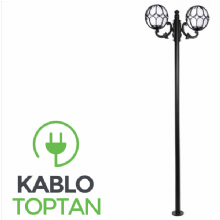 Zerpa Döküm 25'lik Papatya Meridyen İkili Dİrek Z10053