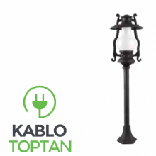 Zerpa Döküm Büyük Gaz Lambası Direk Z10851