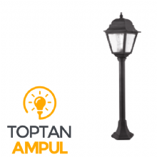 Zerpa Döküm Kare Pencere Çim Direk Büyük (105 cm) ZO9304