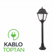 Zerpa Döküm Kare Pencere Çim Direk Büyük ZO9304 (95 cm)