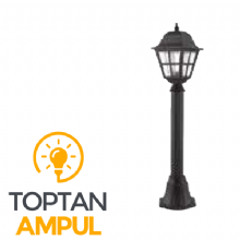 Zerpa Döküm Kare Pencere Çim Direk Büyük ZO9353 (105 cm)