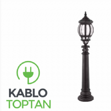 Zerpa Döküm Sekizgen Armatür Çim Direk Z10005 (100 cm)