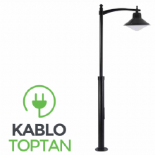 Zerpa Döküm Sıvamalı Şapkalı Armatür Direk Tekli Z12305