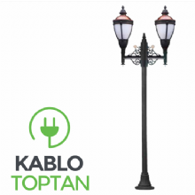 Zerpa Döküm Sıvamalı Saraylı Armatür Direk 10606