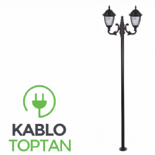 Zerpa Döküm Siyah Orta Fener Direk Orta Flanşlı Z10506