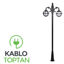 Zerpa 20'lik Düz Meridyen 2'li Alt Direk (2.40 mt) Z2937