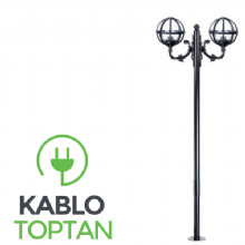 Zerpa 20'lik Düz Meridyen 2'li Üst Direk (2.40 mt) Z3474