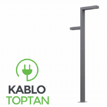 Zerpa Ledli Dekoratif Alüminyum Armatür Direk Z12801 (300 cm)