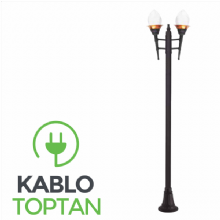 Zerpa Meşale Armatür İkili Direk Z11005