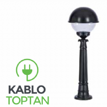 Zerpa Miğfer Armatür Direk Siyah Z11153