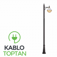 Zerpa Miğfer Armatür Yandan Tekli Direk Gold Z11107