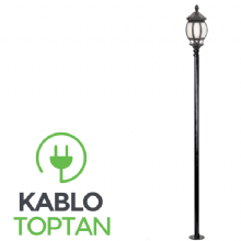 Zerpa Sekizgen Armatür Tekli Direk (2.70 mt) Z3014