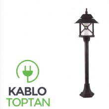 Zerpa Sıvamalı Alüminyum Rumeli Armatür Çim Direk Z10156 (100 cm)